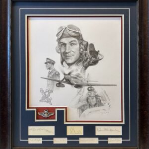 Don Blakeslee Original Pencil Portrait by John Shaw - Framed