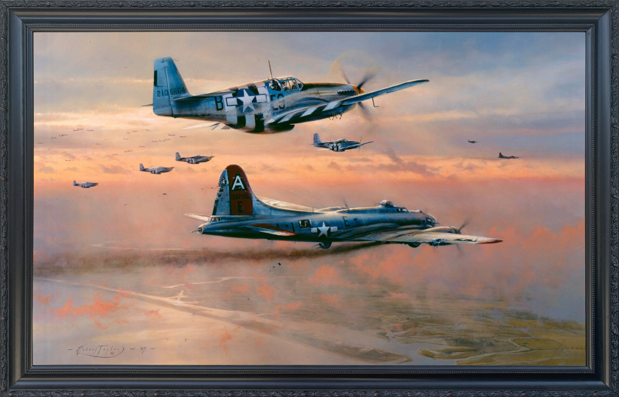 Bringing The Peacemaker Home by Robert Taylor - Framed Giclee on Canvas