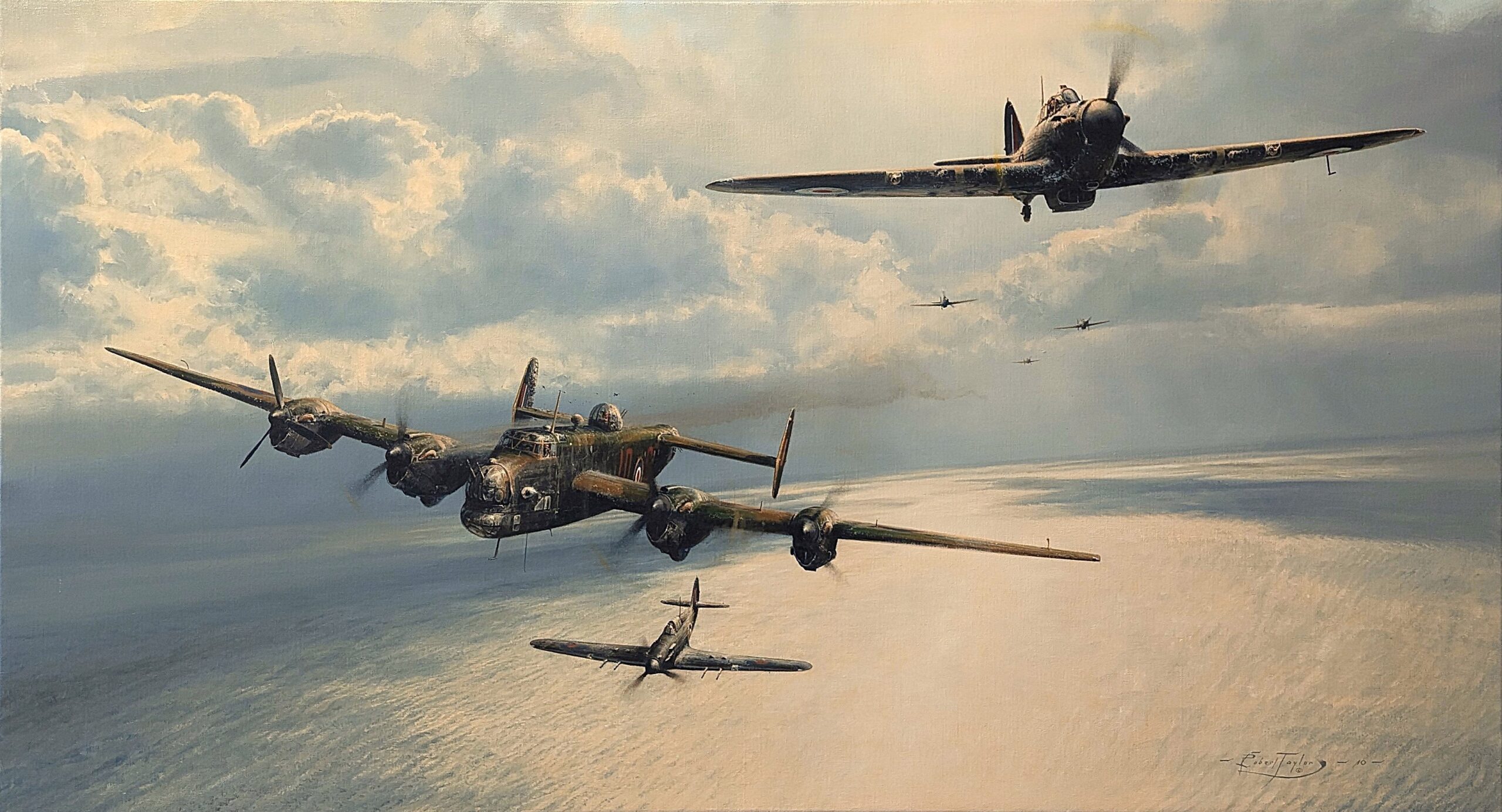 THE HARD WAY HOME - The Original Painting by Robert Taylor