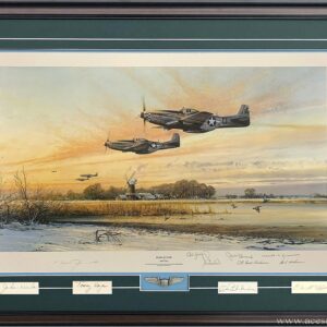 Home at Dusk by Robert Taylor - Ten Signature Framed Collector's Piece