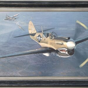 Into the Teeth of the Tiger by William Phillips - Framed Giclee Canvas