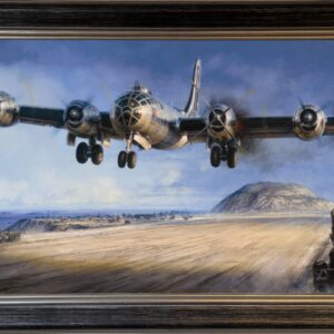 Iwo Jima: A Hard Won Haven by John Shaw - Framed Canvas Giclee