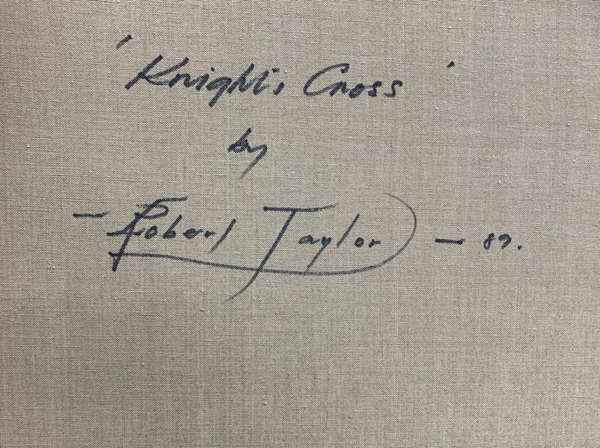 Knights Cross back of canvas (2)