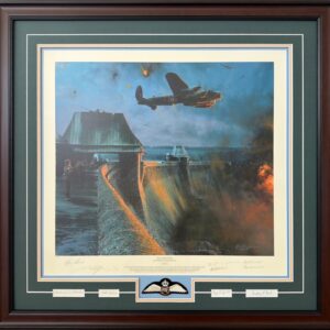 Dambusters: Last Moments of the Mohne by Robert Taylor - Framed Collector's Piece