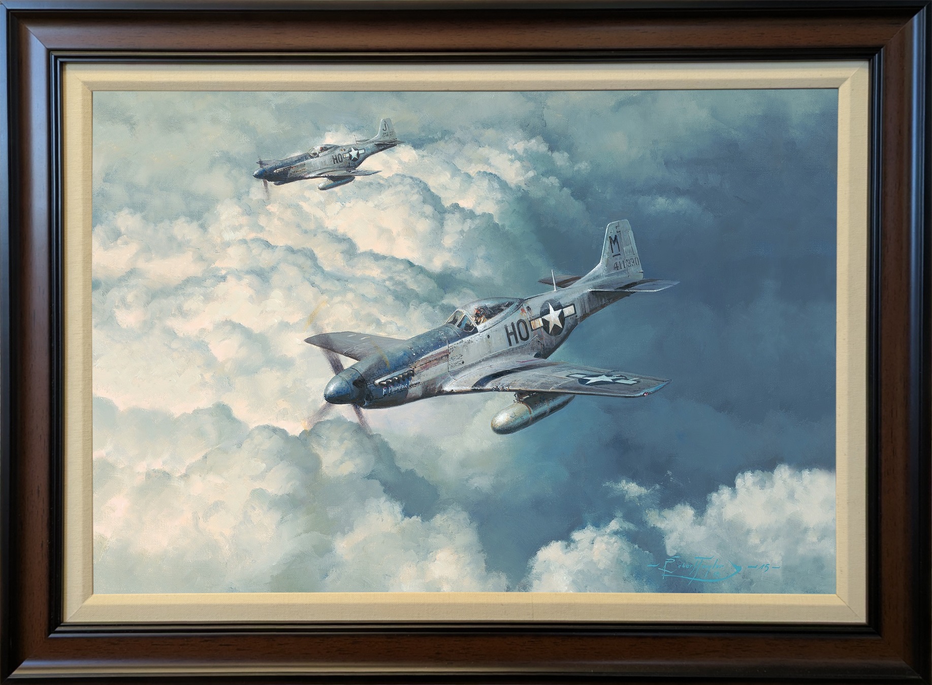 Looking For Trouble - Framed Giclee Canvas