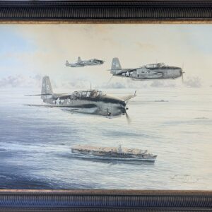 Low Holding Over the San Jacinto by Robert Taylor - Framed Canvas Giclee