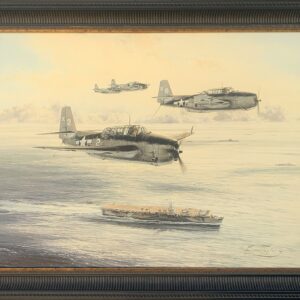 Low Holding Over the San Jacinto by Robert Taylor - Framed Canvas Giclee