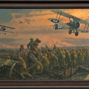 The Big Push by Anthony Saunders - Framed Canvas Giclee