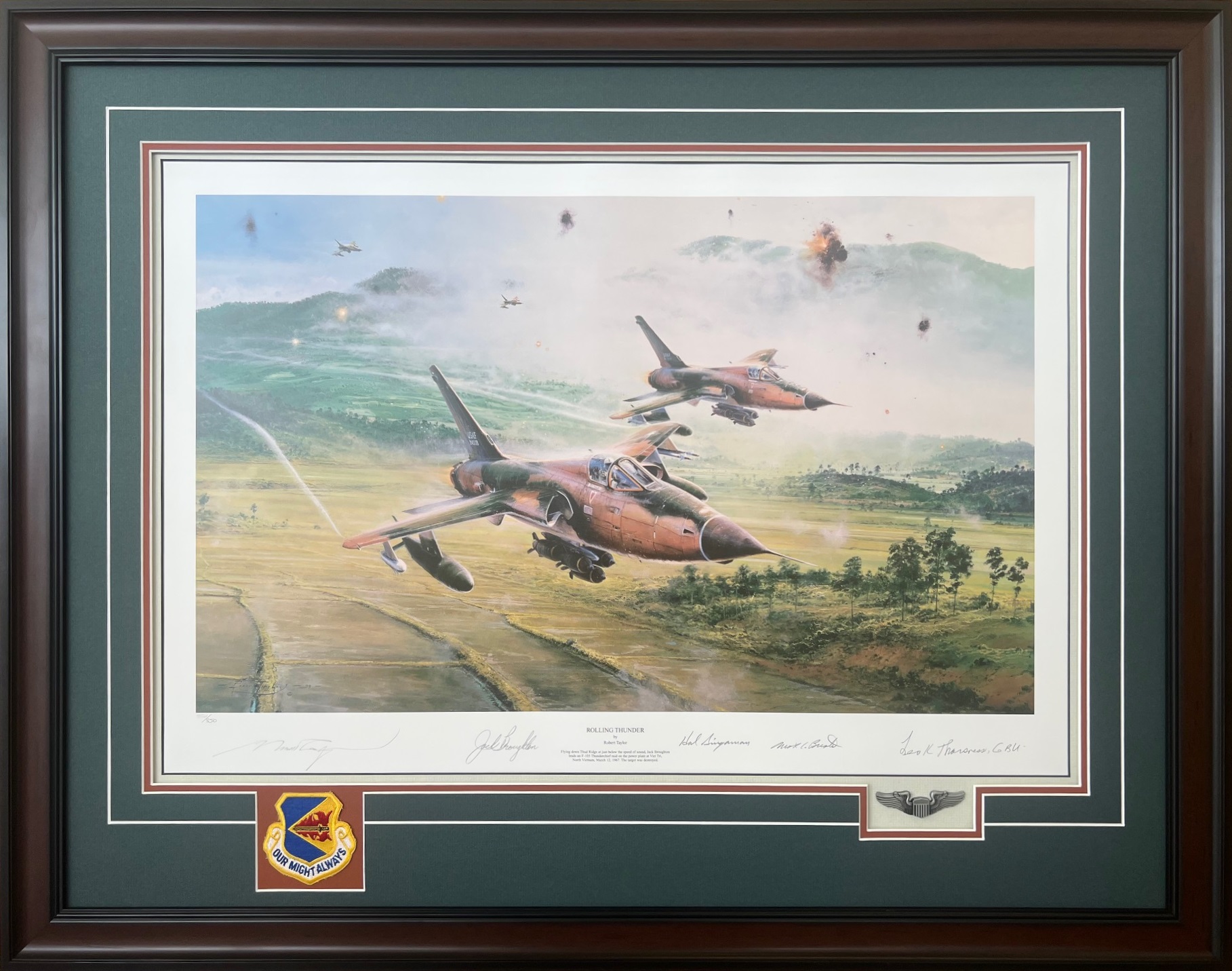 Rolling Thunder by Robert Taylor - Framed Collector's Piece