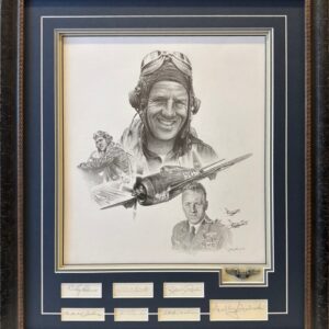 Shorty Rankin Original Pencil Portrait by John Shaw - Framed