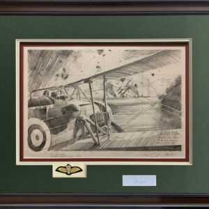 Swordfish Attack at Taranto by Robert Taylor Original Pencil Drawing