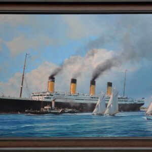Titanic: The Last Farewell by Robert Taylor - Framed Canvas Giclee