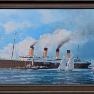 Titanic: The Last Farewell by Robert Taylor - Framed Canvas Giclee